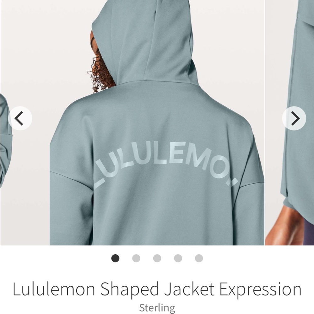 Lululemon Shaped Jacket Expression in Sterling